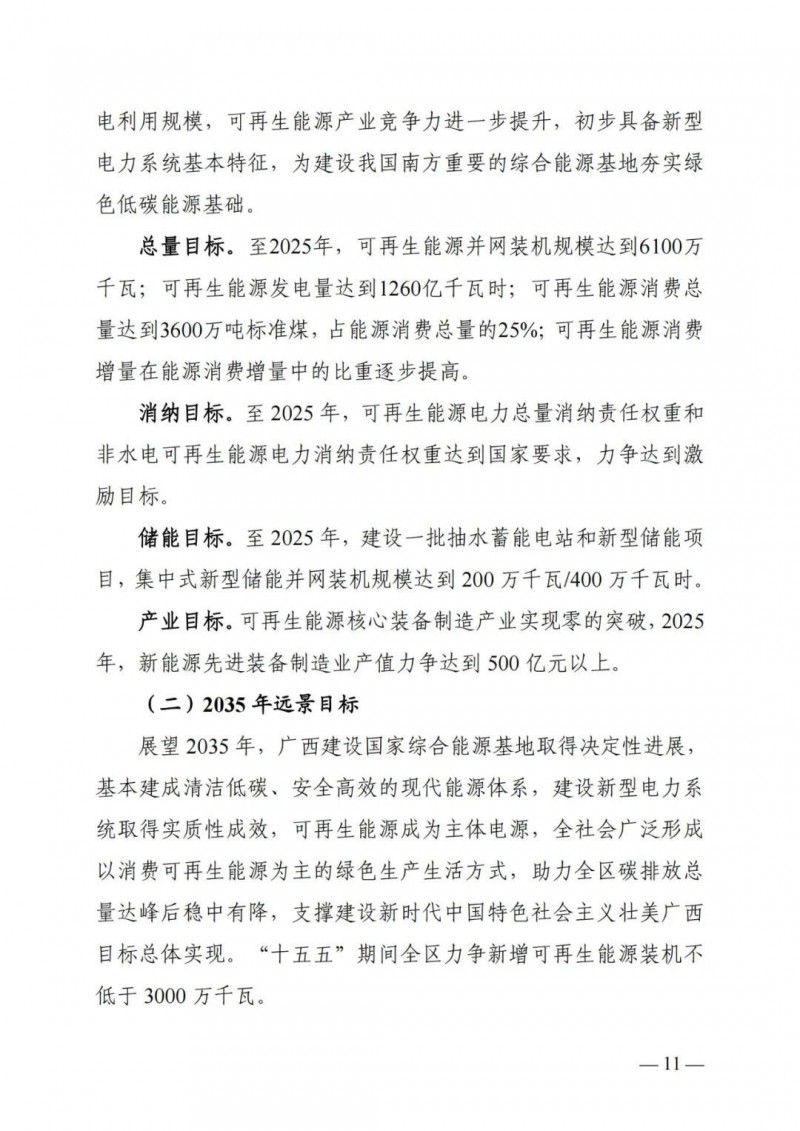 廣西“十四五”規(guī)劃：大力發(fā)展光伏發(fā)電，到2025年新增光伏裝機(jī)15GW！