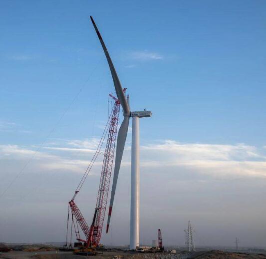 深耕大西北，H171-4MW分散式風(fēng)電項目成功首吊!