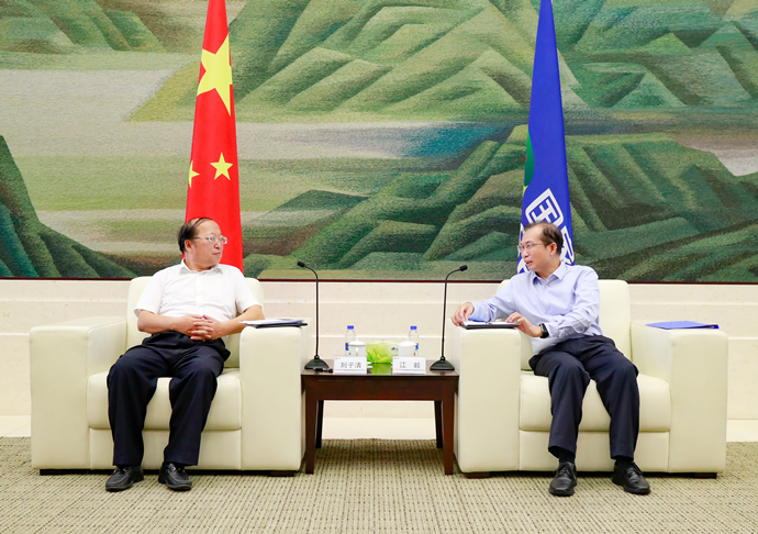 國家電投總經(jīng)理、黨組副書記江毅會見湖北省武漢市委常委、武漢經(jīng)開區(qū)工委書記劉子清