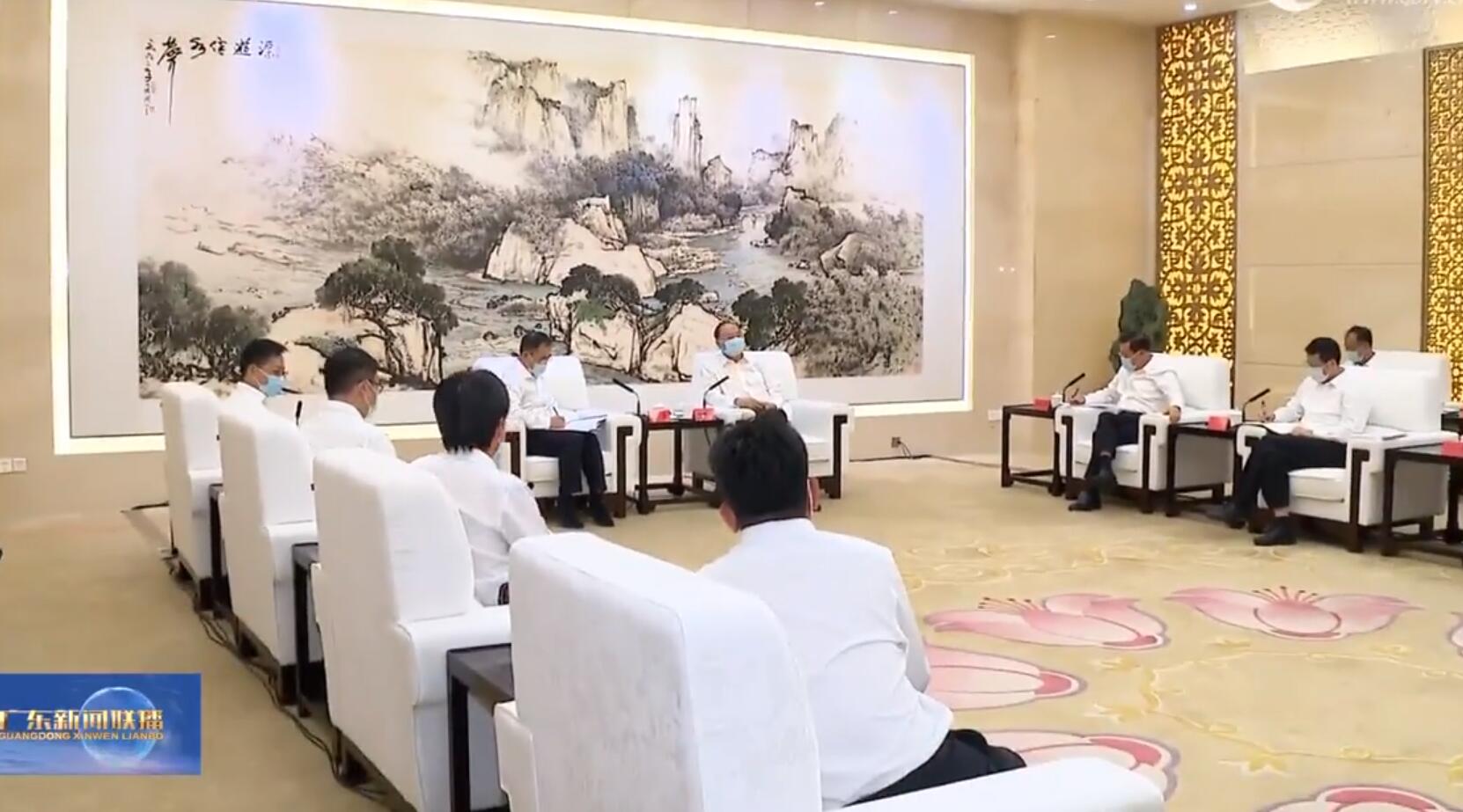大唐集團(tuán)黨組書記、董事長鄒磊拜會(huì)廣東省委書記黃坤明、省長王偉中