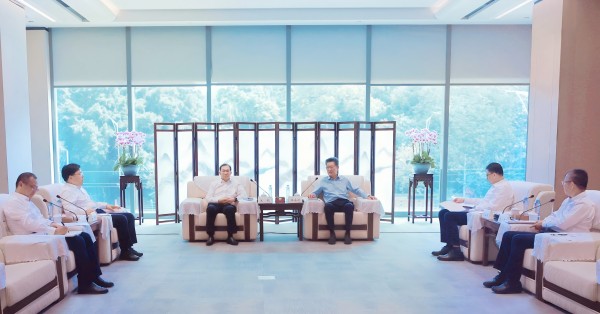華電集團黨組書記、董事長江毅會見廣東省委常委、廣州市委書記郭永航