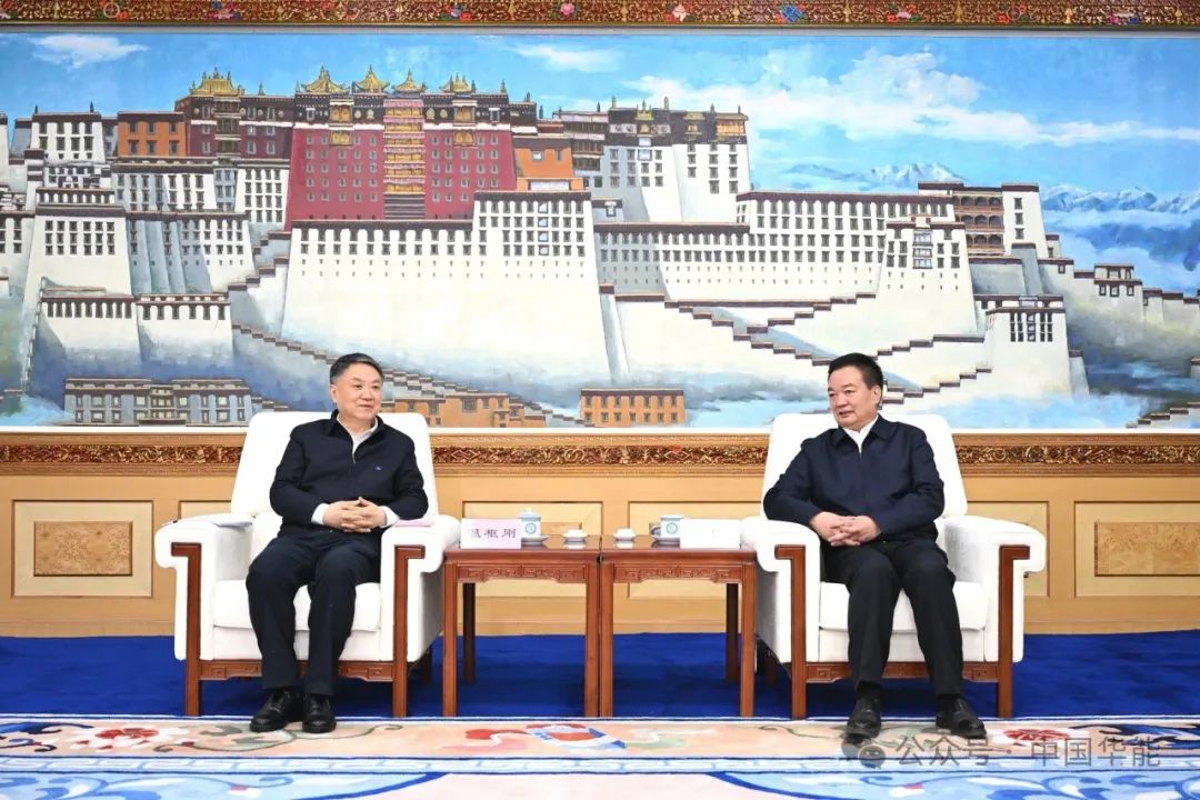 華能集團(tuán)董事長、黨組書記溫樞剛拜會(huì)西藏自治區(qū)黨委書記王君正
