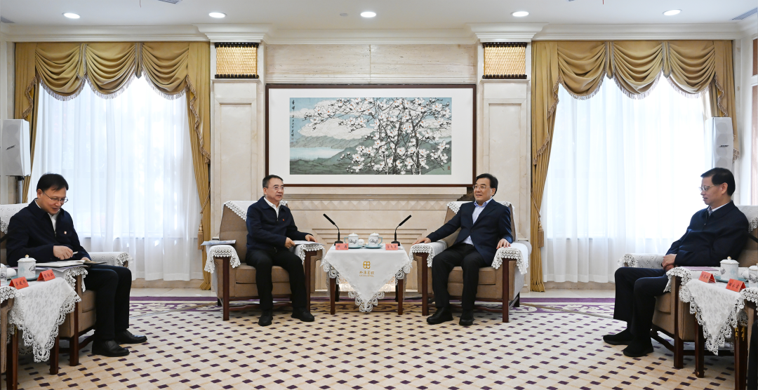 大唐集團(tuán)董事長(zhǎng)鄒磊、總經(jīng)理張傳江拜會(huì)江蘇省委書(shū)記信長(zhǎng)星、省長(zhǎng)許昆林