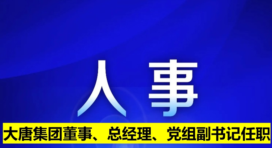 大唐集團(tuán)董事、總經(jīng)理、黨組副書(shū)記任職
