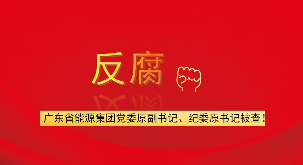 廣東省能源集團(tuán)黨委原副書(shū)記、紀(jì)委原書(shū)記被查！