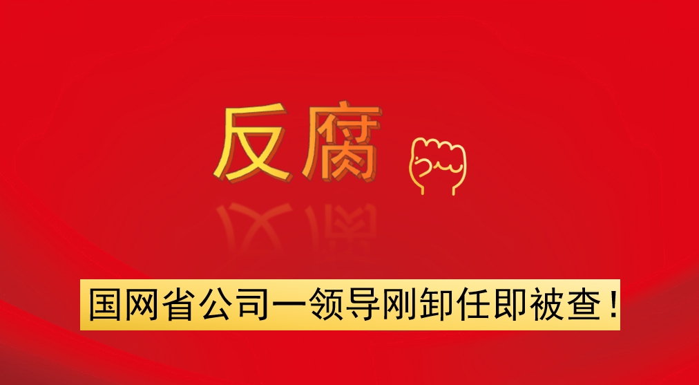 國網(wǎng)省公司一領導剛卸任即被查！